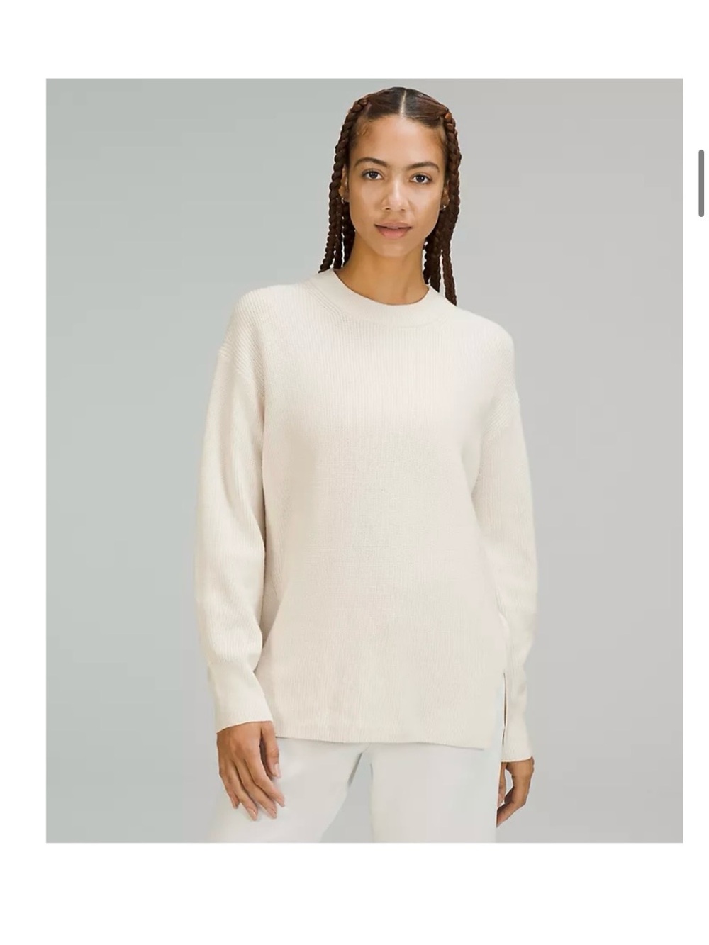 Lululemon Merino Wool-Blend Ribbed
Crewneck Sweater